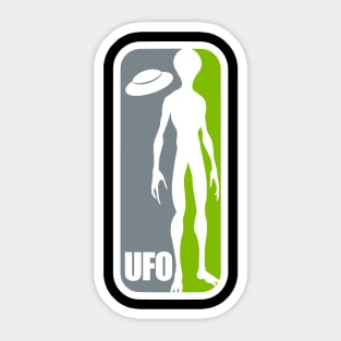 UFO Alien Sticker